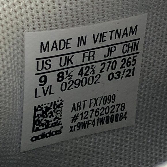 Adidas  Men's Size 9 Pro Model 2G Low Triple White Lace-Up Low Top Sneakers - Picture 15 of 15